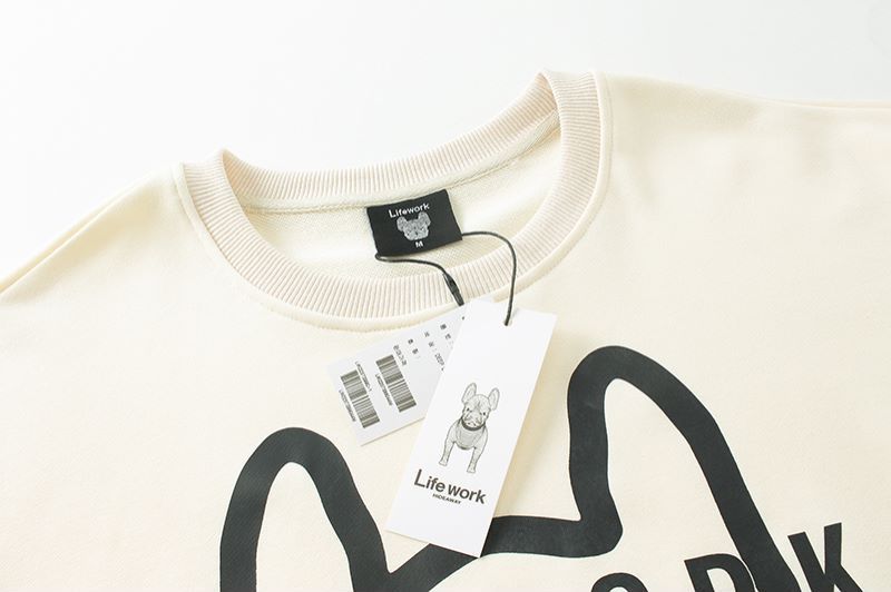 Свитшот Life Work Silhouette "Cream" фото № 4