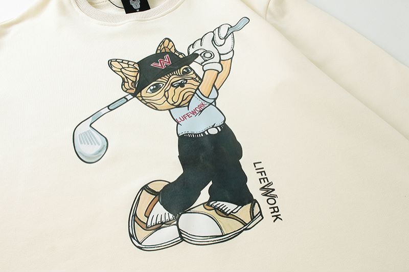 Свитшот Life Work Golf "Cream" фото № 5