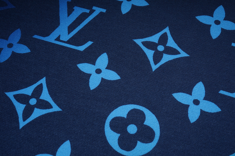 Свитшот Louis Vuitton Flowers And Stars Of The LV Brand "Blue" фото № 4