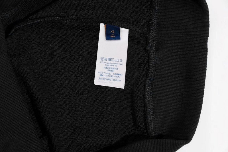 Свитшот Louis Vuitton With Logo Pattern "Black" фото № 2