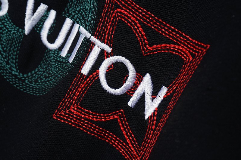 Свитшот Louis Vuitton Round Neck "Black" фото № 4