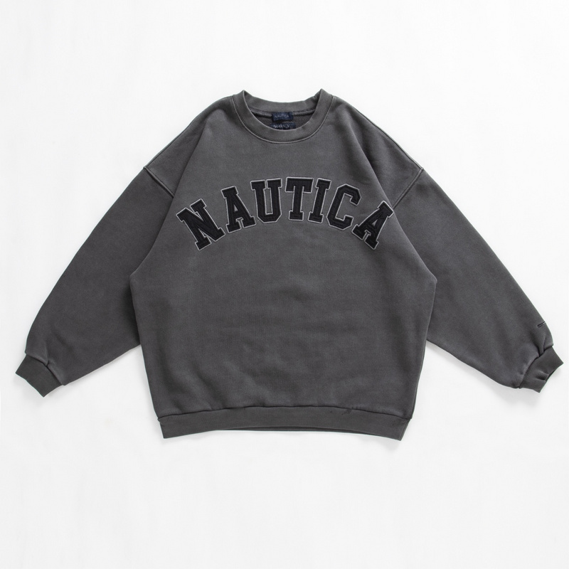 Свитшот Nautica With Brand Inscription "Gray" фото № 4