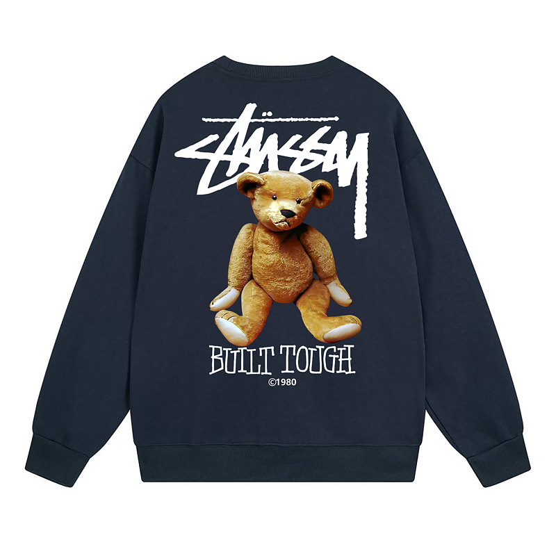 Свитшот Stussy Teddy Bear Built Touch "Blue" фото № 2