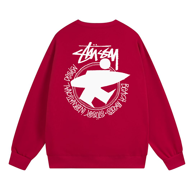 Свитшот Stussy Beach Boots Stussy International Design "Red" фото № 2
