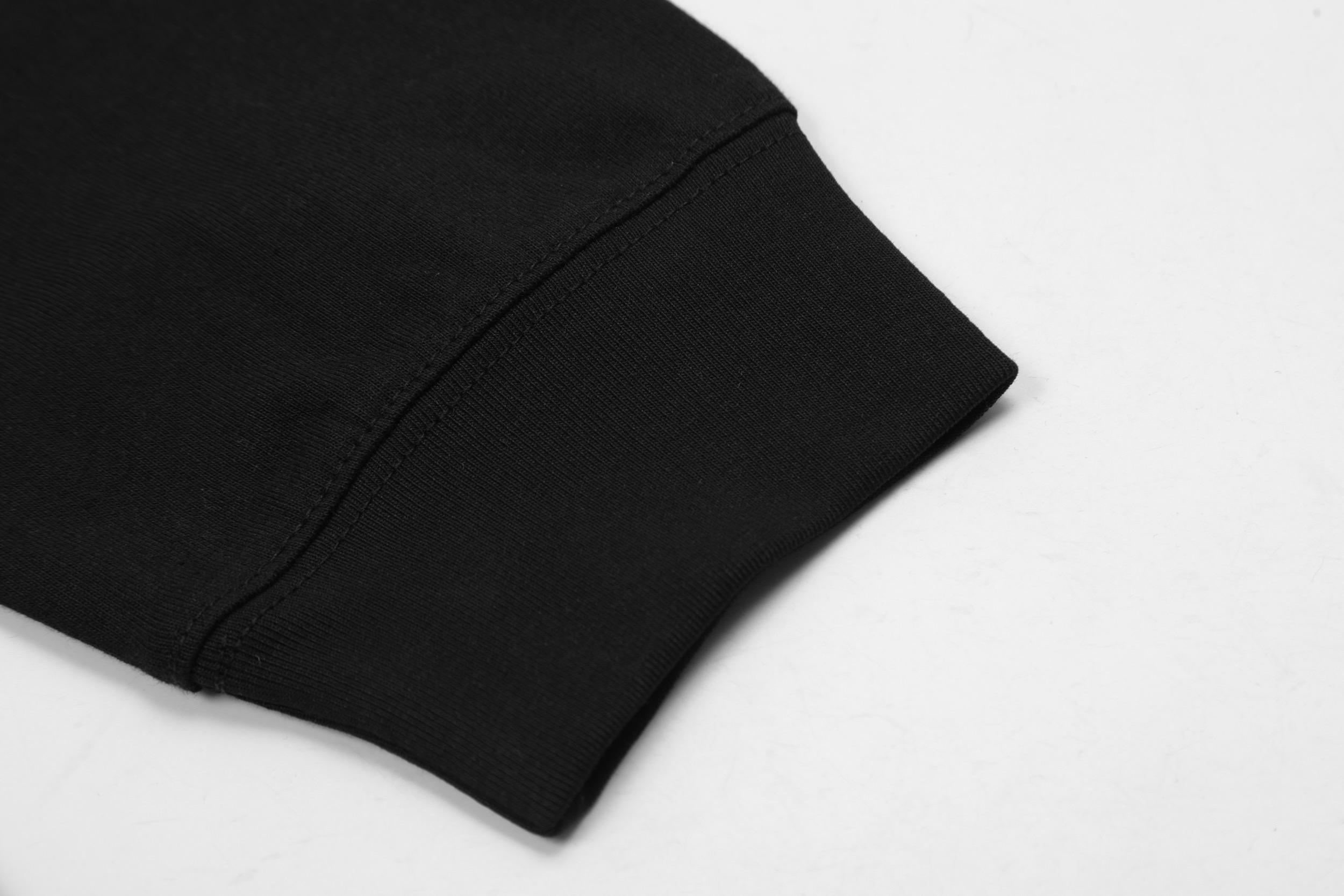 Лонгслив Travis Scott Curved Lines "Black" фото № 3