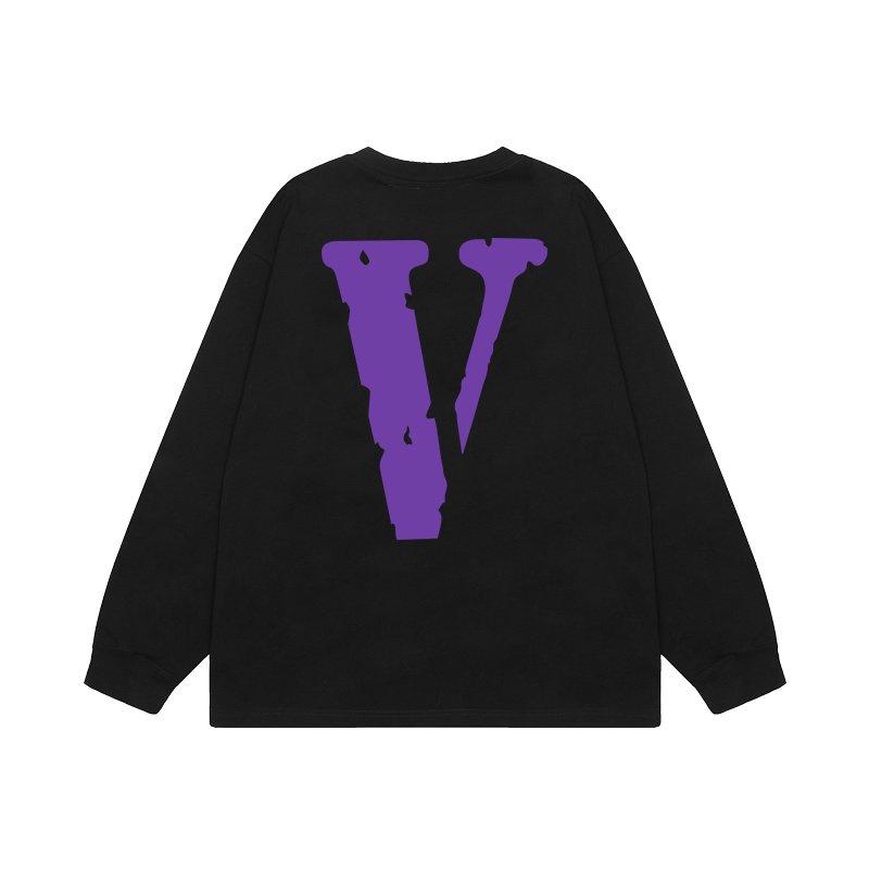 Свитшот Vlone Purple Letter V "Black" фото № 2