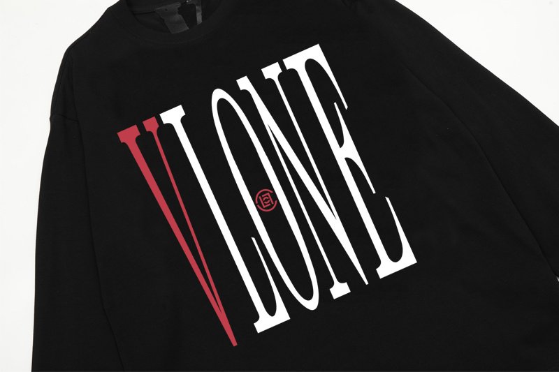 Свитшот Vlone Red Letter V "Black" фото № 3