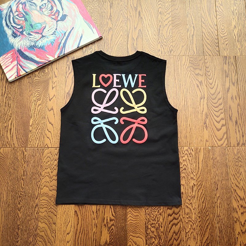 Майка Loewe Multicolored Emblem "Black" фото № 2