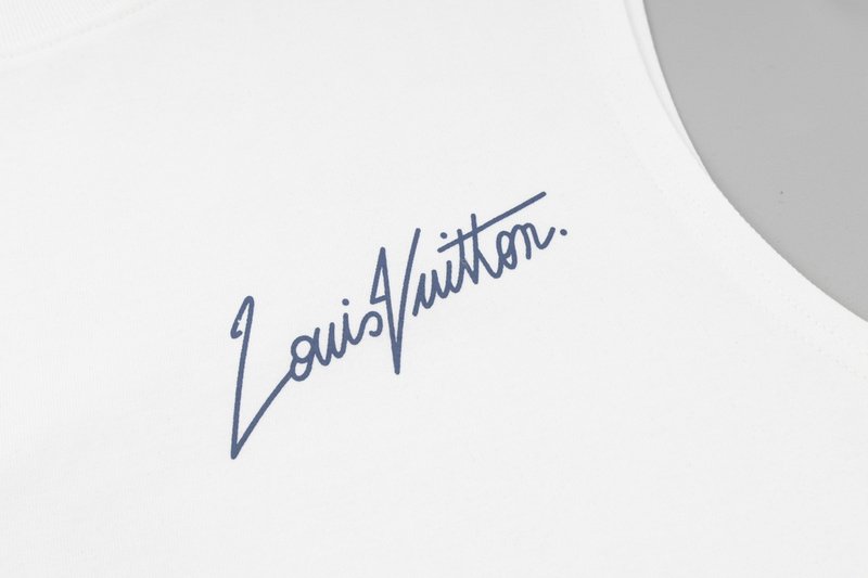 Майка Louis Vuitton With Brand Logo And Pumpkin Print "White" фото № 8