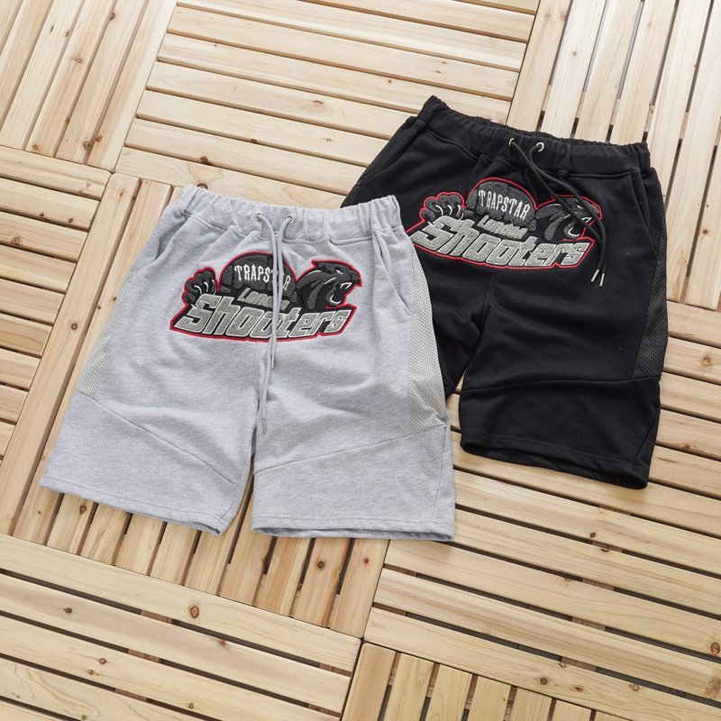 Шорты Trapstar London Shooters Leopard Еmbroidered "White" фото № 7