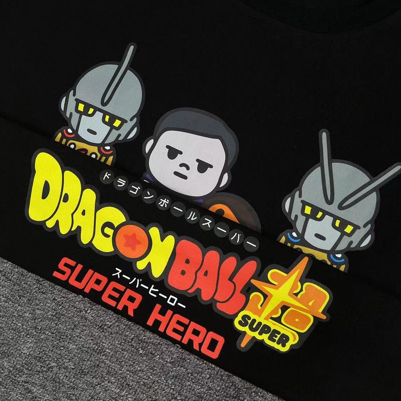 Футболка A Bathing Ape Super Hero "Black" фото № 3