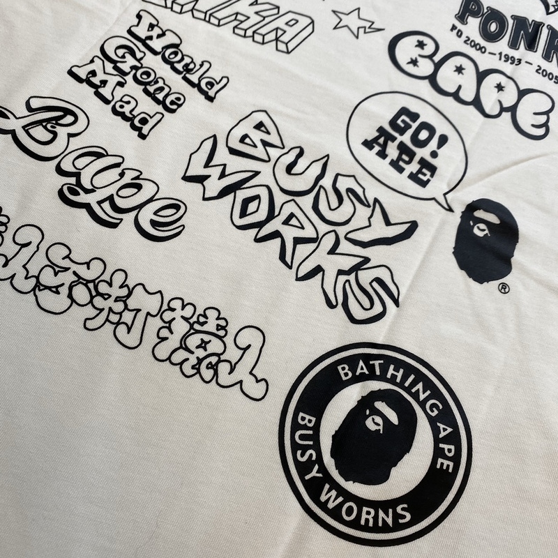 Футболка A Bathing Ape Small Brand Logo "White" фото № 6