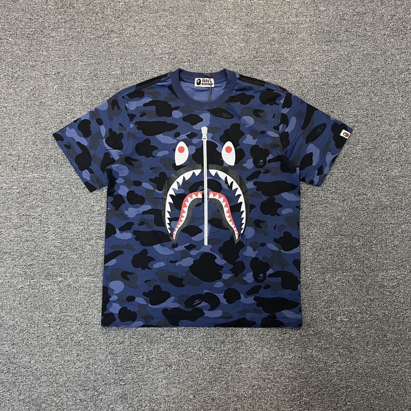 Футболка A Bathing Ape With A Lock "Blue" фото № 3