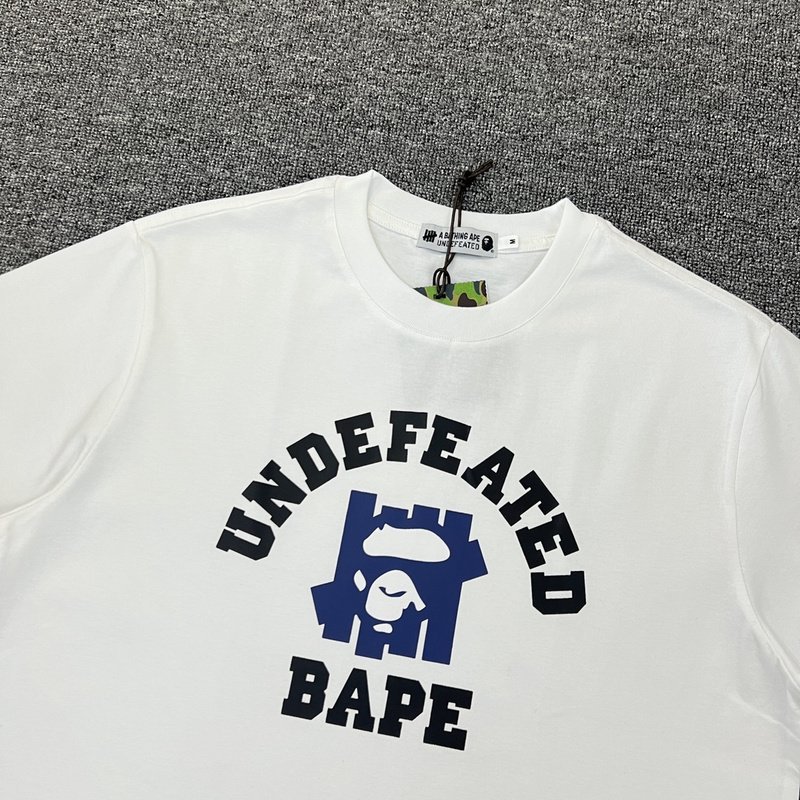 Футболка A Bathing Ape Number 05 With Logo "White" фото № 4