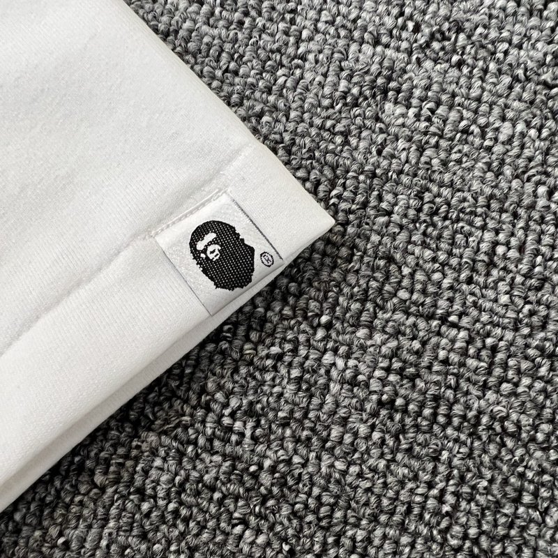 Футболка A Bathing Ape Number 05 With Logo "White" фото № 7