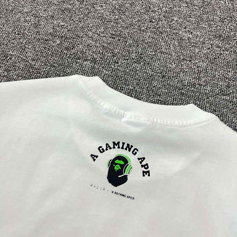 Футболка A Bthing Ape X Razer Gaming "White" фото № 5