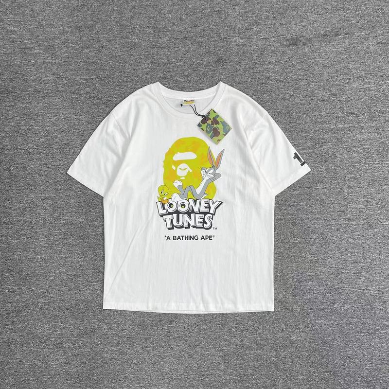 Футболка A Bathing Ape Looney Tunes "White" фото № 2