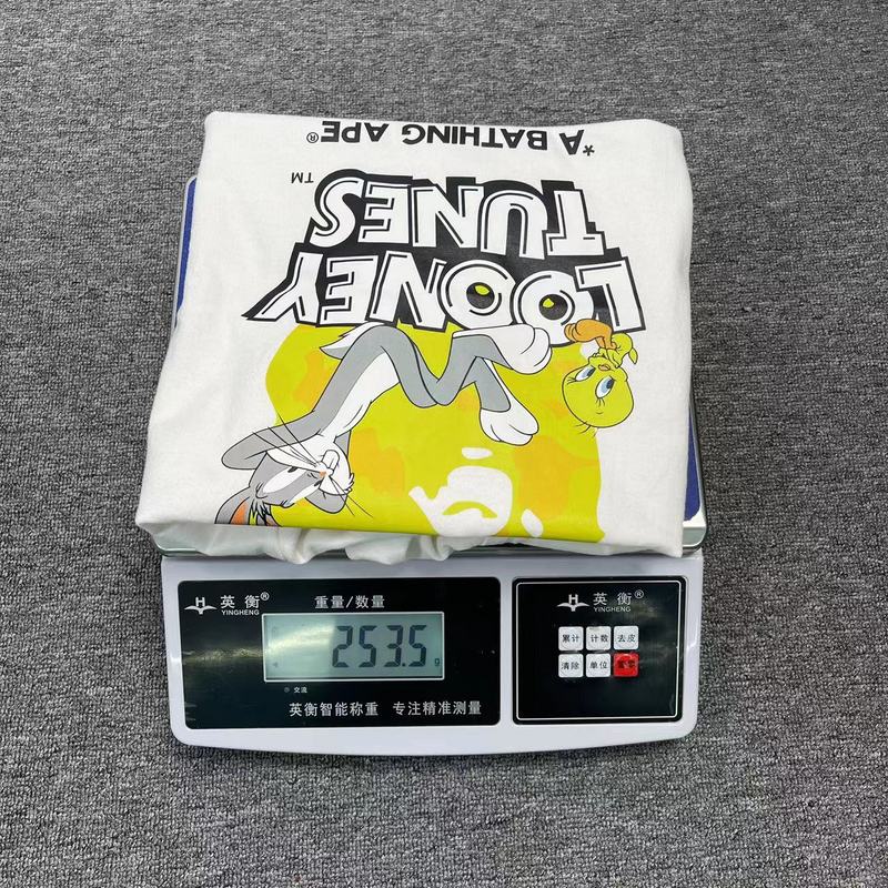 Футболка A Bathing Ape Looney Tunes "White" фото № 4