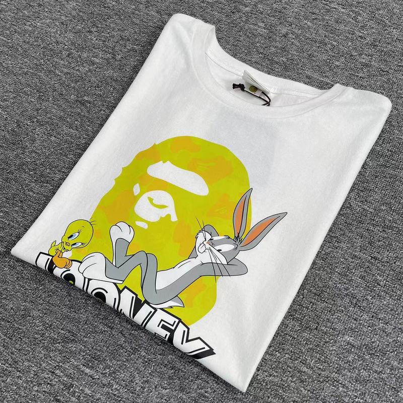 Футболка A Bathing Ape Looney Tunes "White" фото № 8