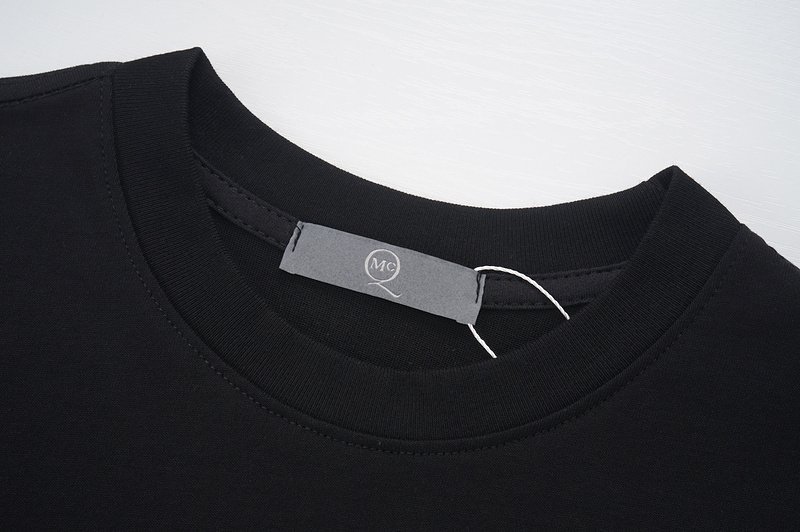 Футболка Alexander Mcqueen With Beautiful Text Logo "Black" фото № 7