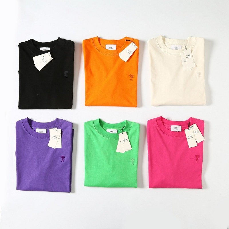 Футболка Amiri Base With Logo "Orange" фото № 2