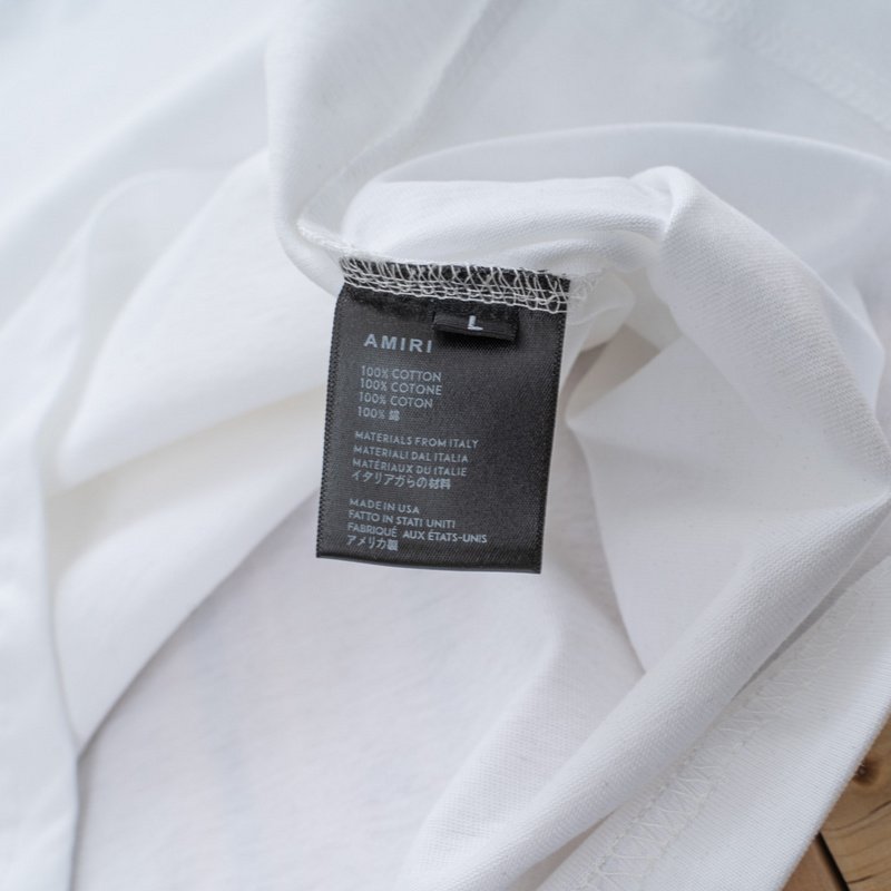 Футболка Amiri With Vibrant Emblem Print "White" фото № 4