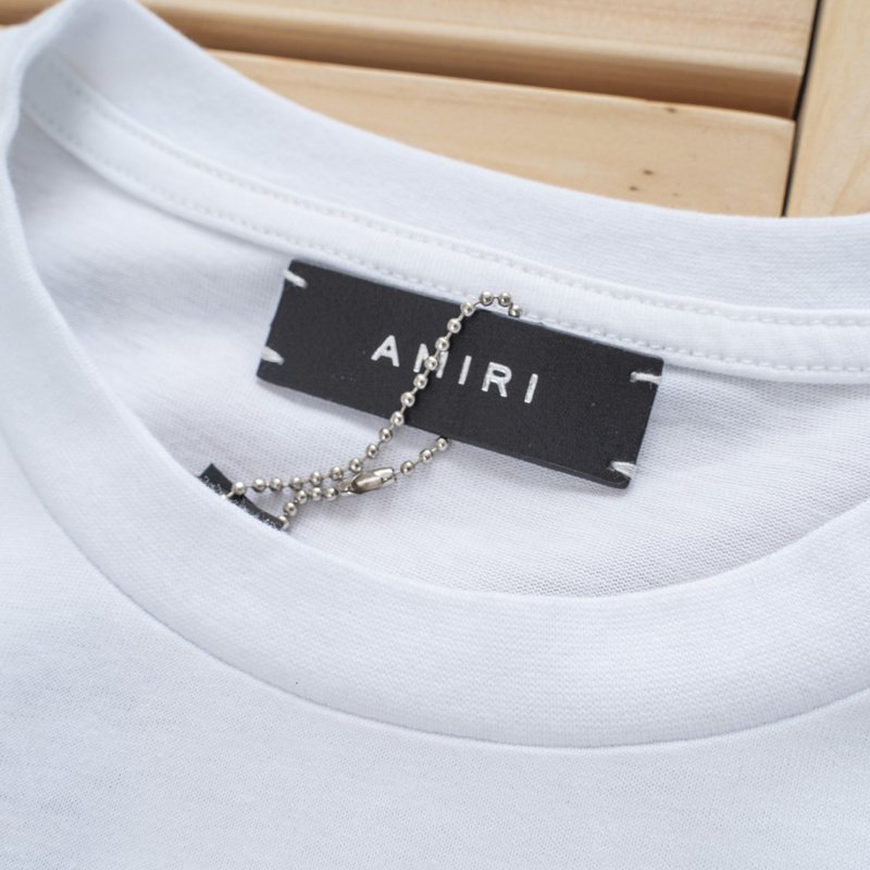 Футболка Amiri With Vibrant Emblem Print "White" фото № 9