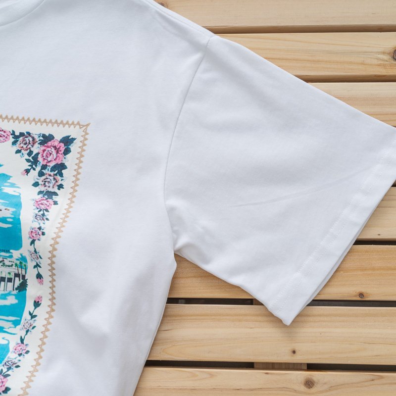 Футболка Amiri The Golden State "White" фото № 2