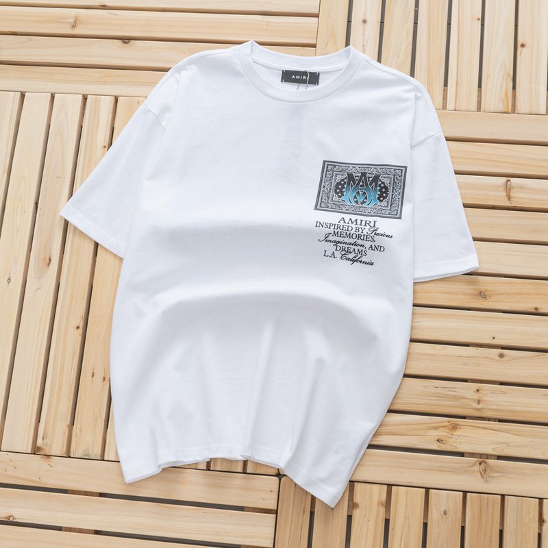 Футболка Amiri Memories - Text "White" фото № 3