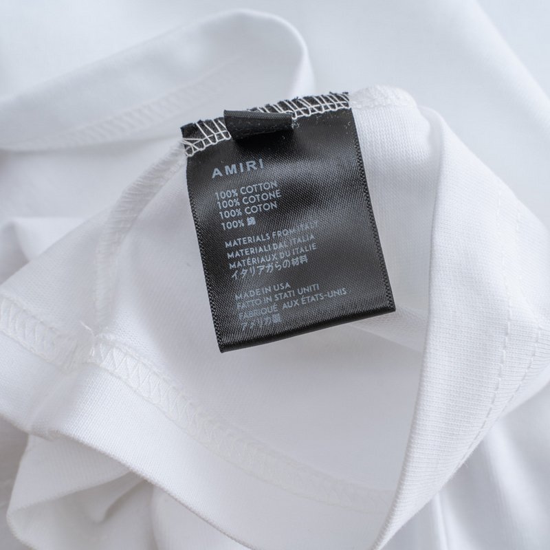Футболка Amiri Memories - Text "White" фото № 6
