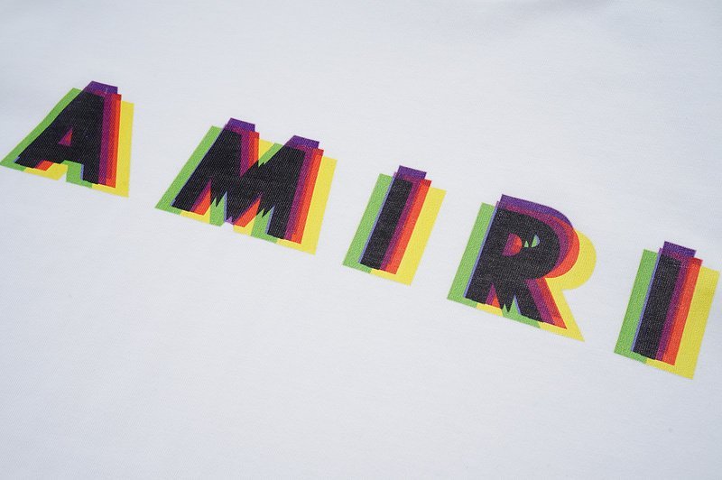Футболка Amiri Overlapping Logos "White" фото № 4