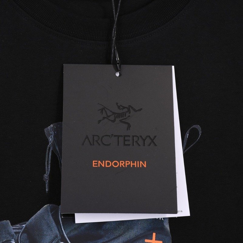 Футболка Arcteryx With Shoe Print "Black" фото № 7