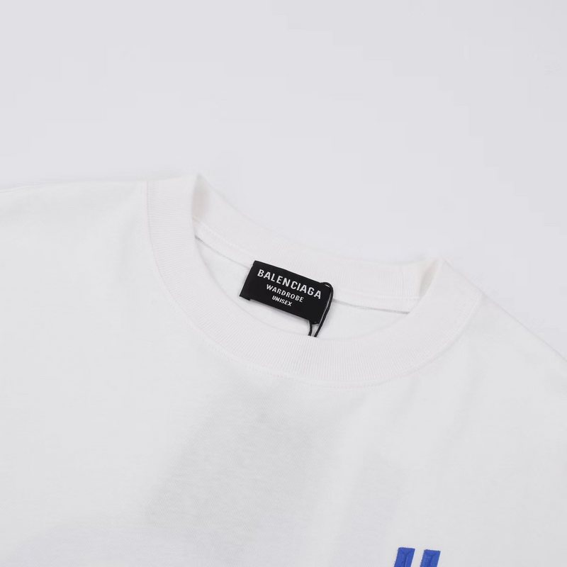 Футболка Balenciaga Printed With The Letter B "White" фото № 2