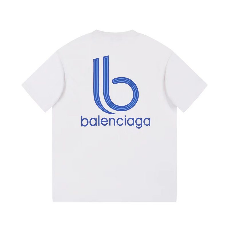 Футболка Balenciaga Printed With The Letter B "White" фото № 3