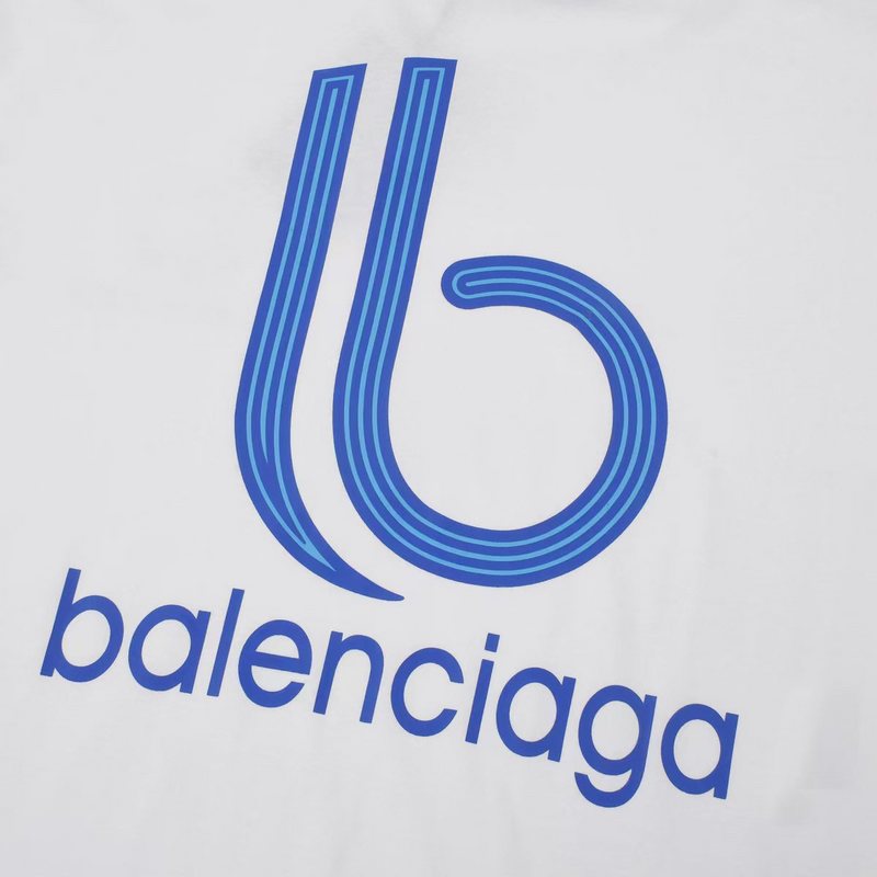 Футболка Balenciaga Printed With The Letter B "White" фото № 5