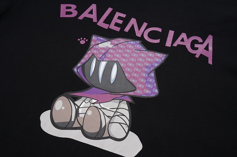 Футболка Balenciaga Somebody "Black" фото № 4