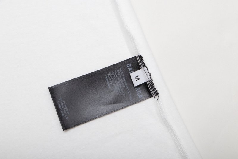 Футболка Balenciaga Logo Reflection "White" фото № 4