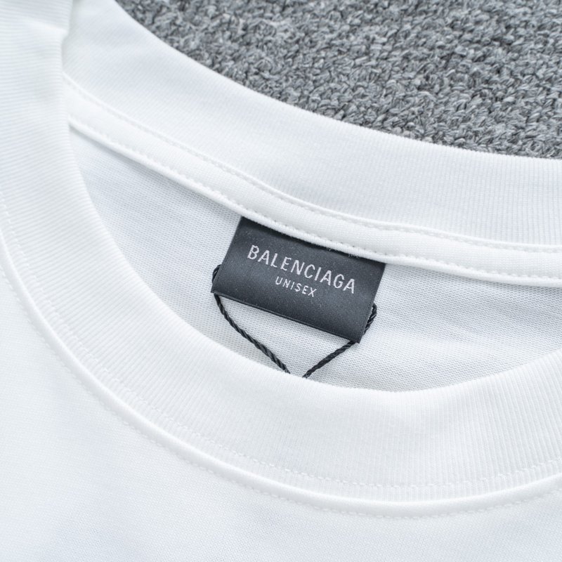 Футболка Balenciaga Crew "White" фото № 3