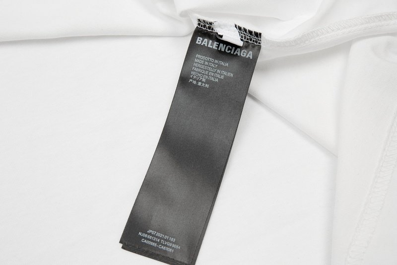 Футболка Balenciaga With Star In The Center "White" фото № 5