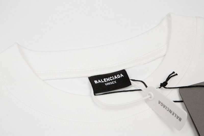 Футболка Balenciaga With Star In The Center "White" фото № 6