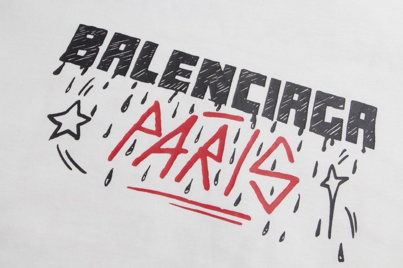 Футболка Balenciaga With Red Inscription "White" фото № 4