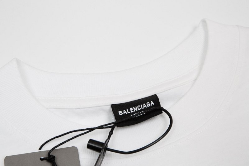 Футболка Balenciaga Bifurcation "White" фото № 6