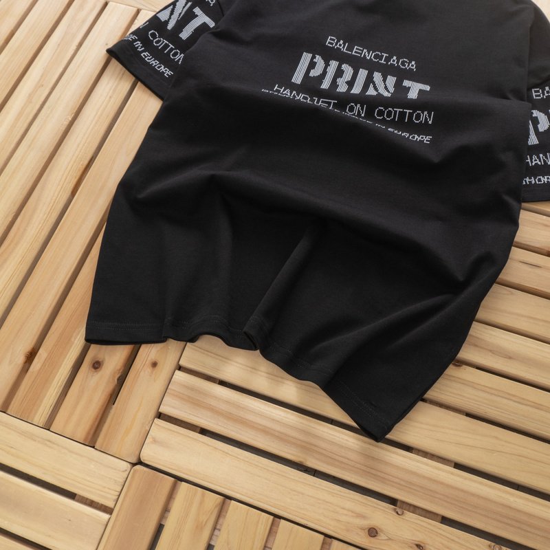 Футболка Balenciaga Graphic Print "Black" фото № 4