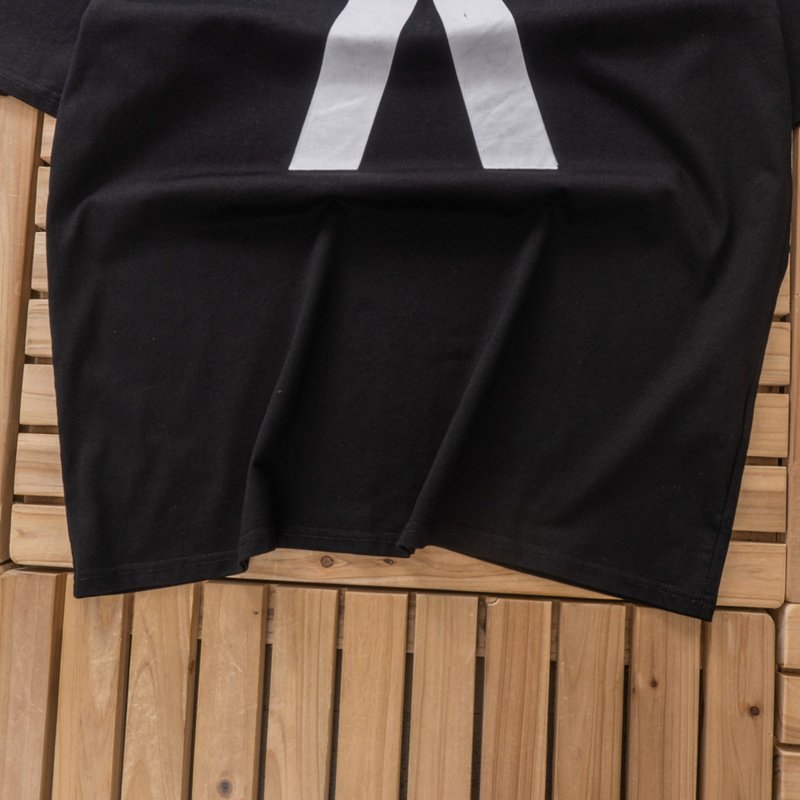 Футболка Balenciaga Front Inscription Archive "Black" фото № 3