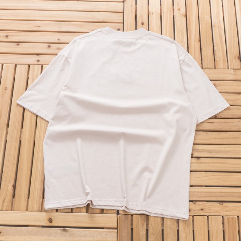 Футболка Balenciaga Two Intersecting Rings "Beige" фото № 2