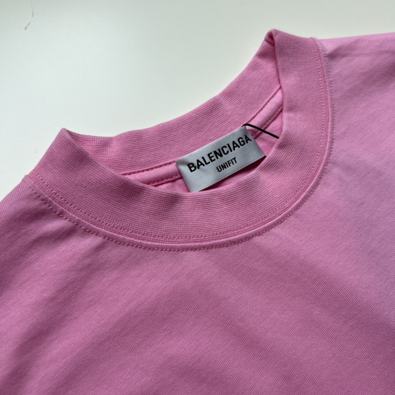 Футболка Balenciaga An Inconspicuous Little Logo "Pink" фото № 2