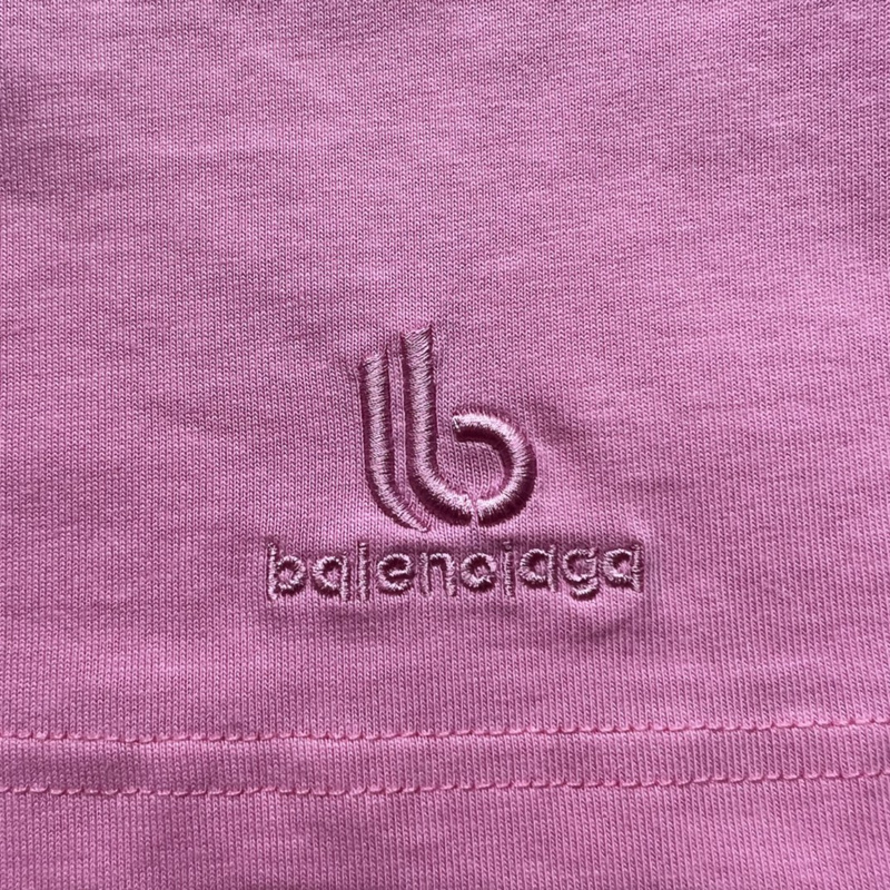 Футболка Balenciaga An Inconspicuous Little Logo "Pink" фото № 8