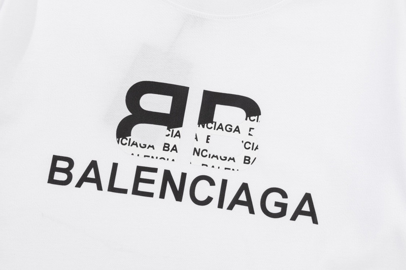 Футболка Balenciaga Logo In The Logo "White" фото № 6