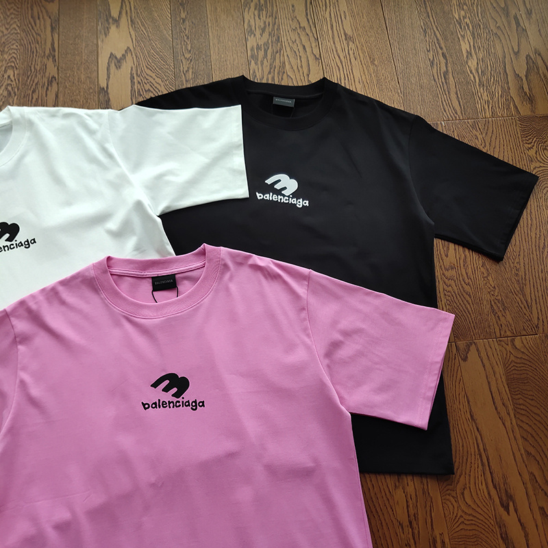 Футболка Balenciaga Interesting Emblem "Black" фото № 4