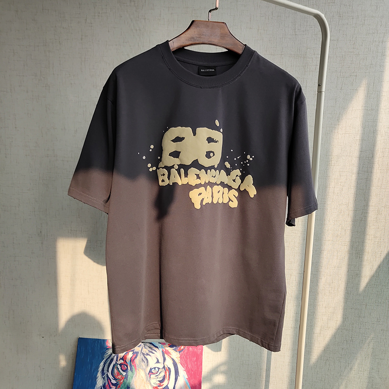 Футболка Balenciaga Voluminous Logo "Black" фото № 2